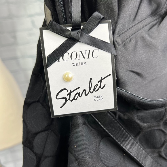 👗NWT🤩 |•WHITE HOUSE BLACK MARKET•|Strapless Polka Dot Fit & Flare - Picture 16 of 16